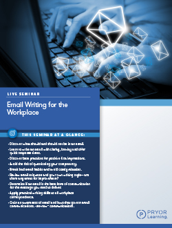 Email Writing for the Workplace (Half-Day)