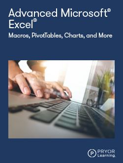 Advanced Microsoft Excel-Macros, PivotTables, Charts and More