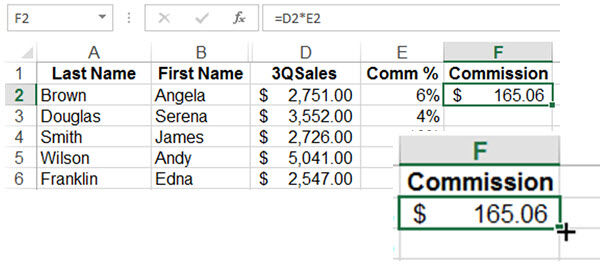Fred Pryor Seminars_Excel AutoFill Formula_figure