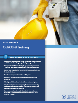 Cal/OSHA Training