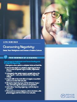 Overcoming Negativity