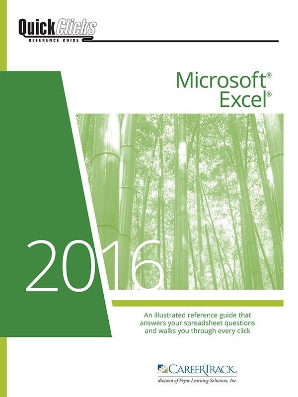 QuickClicks Excel 2016 Downloadable