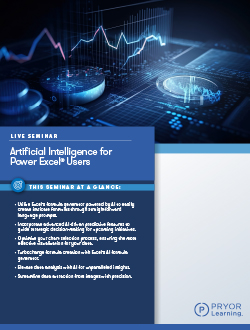 Artificial Intelligence for Power Excel Users