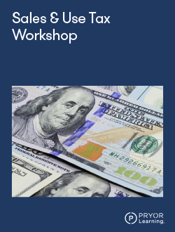 Sales & Use Tax Workshop