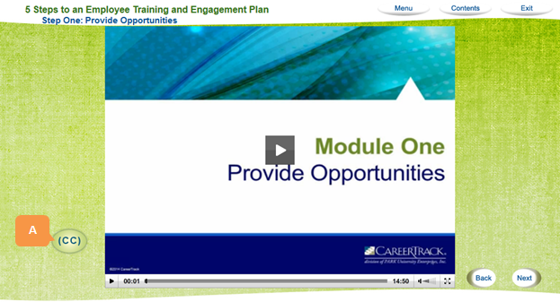 To access closed captions