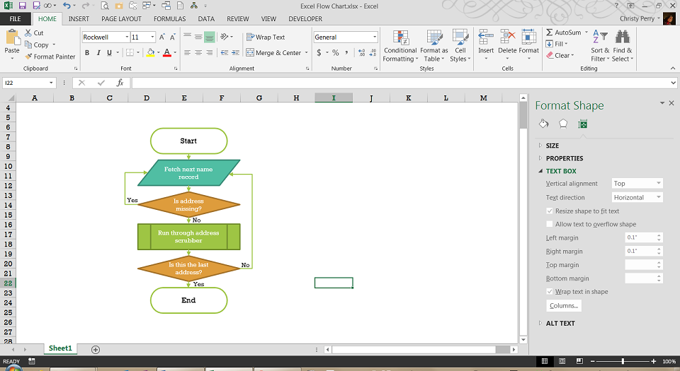 Fred Pryor Seminars_Excel Flow Chart 9