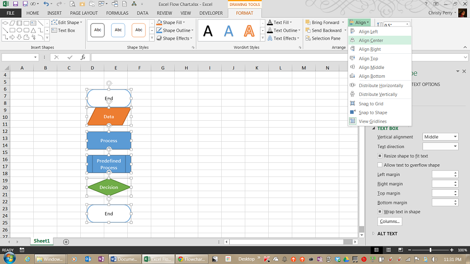 Fred Pryor Seminars_Excel Flow Chart 7
